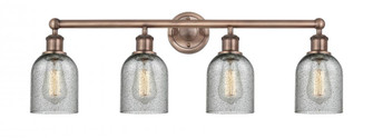 Caledonia - 4 Light - 32 inch - Antique Copper - Bath Vanity Light (3442|616-4W-AC-G257)