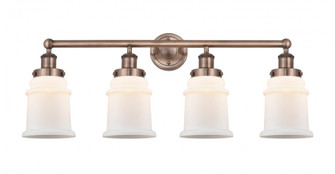 Canton - 4 Light - 33 inch - Antique Copper - Bath Vanity Light (3442|616-4W-AC-G181)