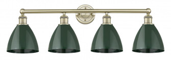 Plymouth - 4 Light - 35 inch - Antique Brass - Bath Vanity Light (3442|616-4W-AB-MBD-75-GR)
