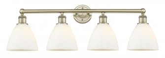 Bristol - 4 Light - 35 inch - Antique Brass - Bath Vanity Light (3442|616-4W-AB-GBD-751)