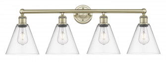 Berkshire - 4 Light - 35 inch - Antique Brass - Bath Vanity Light (3442|616-4W-AB-GBC-82)