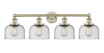 Bell - 4 Light - 35 inch - Antique Brass - Bath Vanity Light (3442|616-4W-AB-G74)