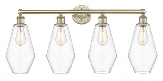 Cindyrella - 4 Light - 34 inch - Antique Brass - Bath Vanity Light (3442|616-4W-AB-G652-7)