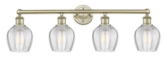 Norfolk - 4 Light - 33 inch - Antique Brass - Bath Vanity Light (3442|616-4W-AB-G462-6)