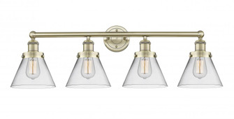Cone - 4 Light - 35 inch - Antique Brass - Bath Vanity Light (3442|616-4W-AB-G42)