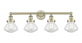 Olean - 4 Light - 34 inch - Antique Brass - Bath Vanity Light (3442|616-4W-AB-G324)