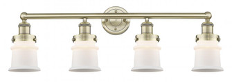 Canton - 4 Light - 32 inch - Antique Brass - Bath Vanity Light (3442|616-4W-AB-G181S)