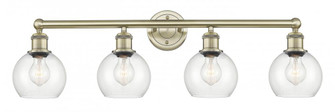 Athens - 4 Light - 33 inch - Antique Brass - Bath Vanity Light (3442|616-4W-AB-G122-6)