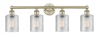 Cobbleskill - 4 Light - 32 inch - Antique Brass - Bath Vanity Light (3442|616-4W-AB-G112)