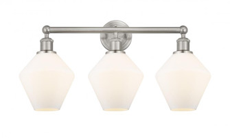 Cindyrella - 3 Light - 26 inch - Satin Nickel - Bath Vanity Light (3442|616-3W-SN-G651-8)