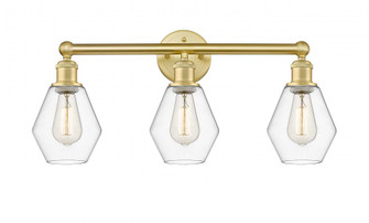 Cindyrella - 3 Light - 24 inch - Satin Gold - Bath Vanity Light (3442|616-3W-SG-G652-6)