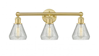 Conesus - 3 Light - 24 inch - Satin Gold - Bath Vanity Light (3442|616-3W-SG-G275)