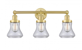 Bellmont - 3 Light - 24 inch - Satin Gold - Bath Vanity Light (3442|616-3W-SG-G192)