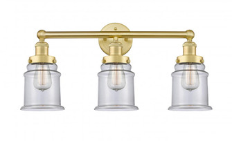 Canton - 3 Light - 24 inch - Satin Gold - Bath Vanity Light (3442|616-3W-SG-G182)