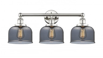Bell - 3 Light - 26 inch - Polished Nickel - Bath Vanity Light (3442|616-3W-PN-G73)