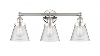 Cone - 3 Light - 24 inch - Polished Nickel - Bath Vanity Light (3442|616-3W-PN-G64)