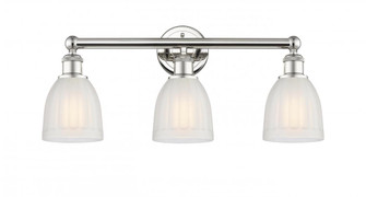 Brookfield - 3 Light - 24 inch - Polished Nickel - Bath Vanity Light (3442|616-3W-PN-G441)