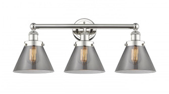 Cone - 3 Light - 26 inch - Polished Nickel - Bath Vanity Light (3442|616-3W-PN-G43)