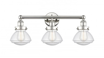 Olean - 3 Light - 25 inch - Polished Nickel - Bath Vanity Light (3442|616-3W-PN-G324)