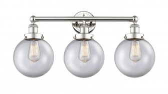 Beacon - 3 Light - 26 inch - Polished Nickel - Bath Vanity Light (3442|616-3W-PN-G202-8)