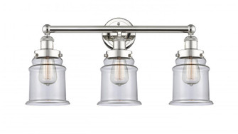 Canton - 3 Light - 24 inch - Polished Nickel - Bath Vanity Light (3442|616-3W-PN-G182)