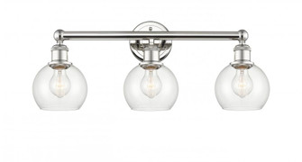 Athens - 3 Light - 24 inch - Polished Nickel - Bath Vanity Light (3442|616-3W-PN-G122-6)