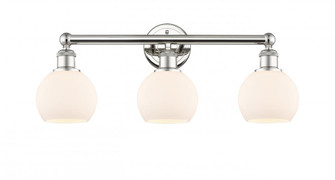Athens - 3 Light - 24 inch - Polished Nickel - Bath Vanity Light (3442|616-3W-PN-G121-6)