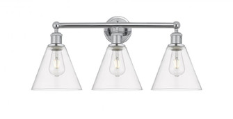 Berkshire - 3 Light - 26 inch - Polished Chrome - Bath Vanity Light (3442|616-3W-PC-GBC-82)