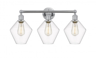 Cindyrella - 3 Light - 26 inch - Polished Chrome - Bath Vanity Light (3442|616-3W-PC-G652-8)