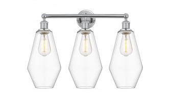 Cindyrella - 3 Light - 25 inch - Polished Chrome - Bath Vanity Light (3442|616-3W-PC-G652-7)