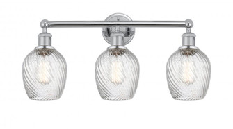 Salina - 3 Light - 24 inch - Polished Chrome - Bath Vanity Light (3442|616-3W-PC-G292)