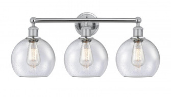Athens - 3 Light - 26 inch - Polished Chrome - Bath Vanity Light (3442|616-3W-PC-G124-8)