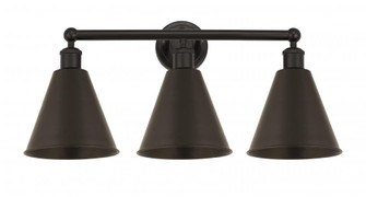 Berkshire - 3 Light - 26 inch - Oil Rubbed Bronze - Bath Vanity Light (3442|616-3W-OB-MBC-8-OB)