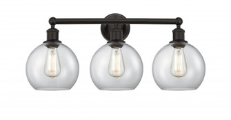 Athens - 3 Light - 26 inch - Oil Rubbed Bronze - Bath Vanity Light (3442|616-3W-OB-G122-8)