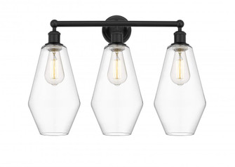 Cindyrella - 3 Light - 25 inch - Matte Black - Bath Vanity Light (3442|616-3W-BK-G652-7)