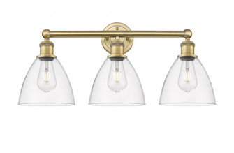 Bristol - 3 Light - 26 inch - Brushed Brass - Bath Vanity Light (3442|616-3W-BB-GBD-752)