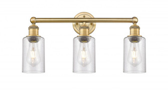 Clymer - 3 Light - 22 inch - Brushed Brass - Bath Vanity Light (3442|616-3W-BB-G804)