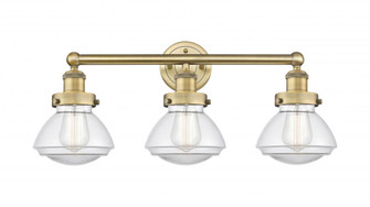Olean - 3 Light - 25 inch - Brushed Brass - Bath Vanity Light (3442|616-3W-BB-G322)