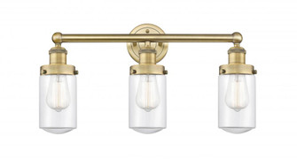 Dover - 3 Light - 23 inch - Brushed Brass - Bath Vanity Light (3442|616-3W-BB-G312)