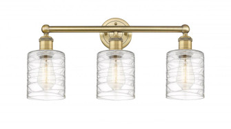 Cobbleskill - 3 Light - 23 inch - Brushed Brass - Bath Vanity Light (3442|616-3W-BB-G1113)