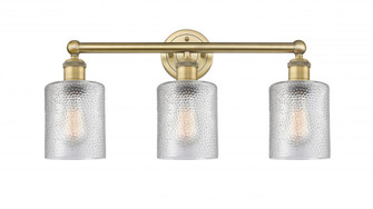 Cobbleskill - 3 Light - 23 inch - Brushed Brass - Bath Vanity Light (3442|616-3W-BB-G112)