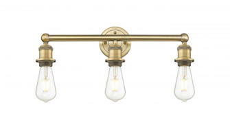 Edison - 3 Light - 20 inch - Brushed Brass - Bath Vanity Light (3442|616-3W-BB)