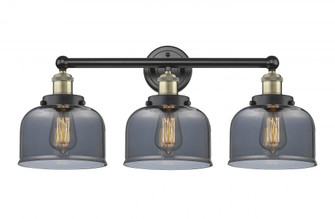 Bell - 3 Light - 26 inch - Black Antique Brass - Bath Vanity Light (3442|616-3W-BAB-G73)