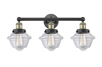 Oxford - 3 Light - 25 inch - Black Antique Brass - Bath Vanity Light (3442|616-3W-BAB-G532)