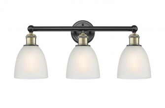 Castile - 3 Light - 24 inch - Black Antique Brass - Bath Vanity Light (3442|616-3W-BAB-G381)