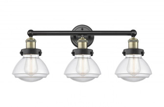 Olean - 3 Light - 25 inch - Black Antique Brass - Bath Vanity Light (3442|616-3W-BAB-G322)