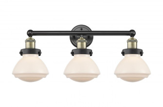 Olean - 3 Light - 25 inch - Black Antique Brass - Bath Vanity Light (3442|616-3W-BAB-G321)