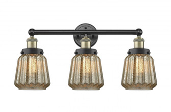 Chatham - 3 Light - 25 inch - Black Antique Brass - Bath Vanity Light (3442|616-3W-BAB-G146)