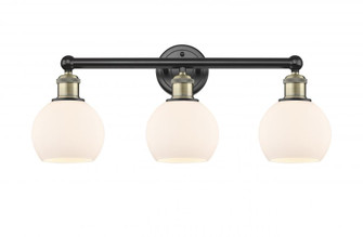 Athens - 3 Light - 24 inch - Black Antique Brass - Bath Vanity Light (3442|616-3W-BAB-G121-6)
