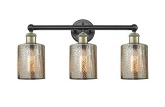 Cobbleskill - 3 Light - 23 inch - Black Antique Brass - Bath Vanity Light (3442|616-3W-BAB-G116)